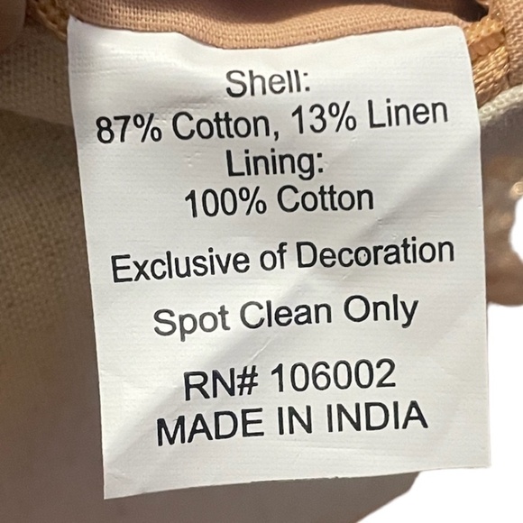 Women’s Embroidered Floral Cosmetic Beige Clutch - Picture 4 of 5